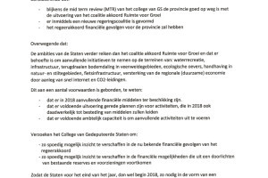 Motie PvdA NH en coalitiepartners inzicht financiële reserves unaniem aangenomen