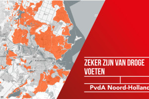 PvdA naar Duitsland om het zinken van Noord-Holland tegen te gaan.