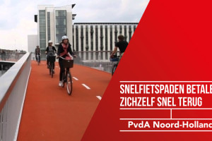 PvdA en ChristenUnie-SGP Noord-Holland: ‘Provincies, ga nu aan de slag voor snelfietspaden!’