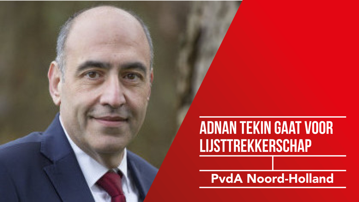 Adnan lijsttrekker PvdA NoordHolland